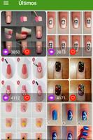 Desenho de Unhas Decoradas الملصق
