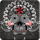 Mexican Skulls water effect آئیکن