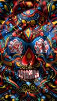 Mexican Skulls water effect 스크린샷 1