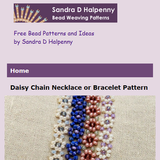 Beaded Daisy Net Bracelet icône