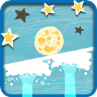 Roll the Moon: Tap Physics simgesi