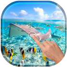 Magic Touch - Underwater World Live Wallpaper icône