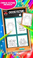 Monsters Coloring Book syot layar 2