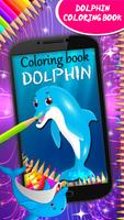 Dolphin Coloring Book Affiche