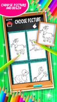 Livre à colorier pour animaux de ferme capture d'écran 2