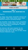 برنامه‌نما Undang-Undang Pengadilan Tindak Pidana Korupsi عکس از صفحه