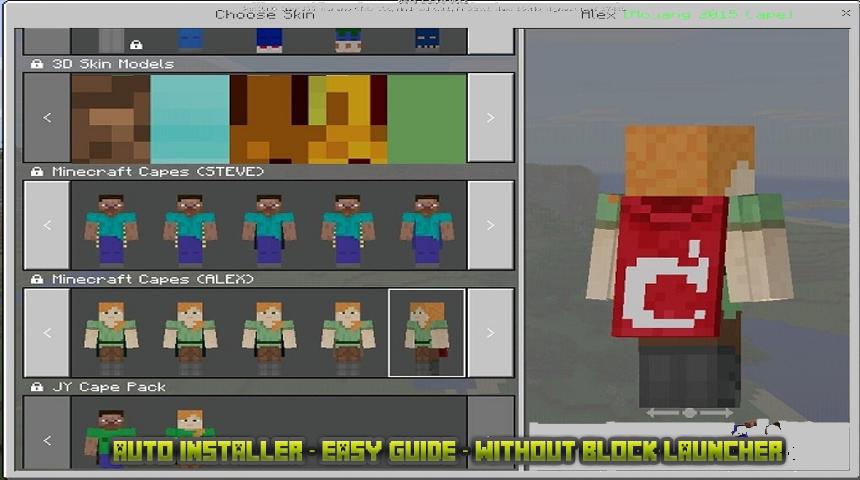 Capes skin pack for mcpe gönderen.