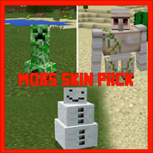 Mobs skin Pack for mcpe simgesi