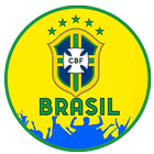 Papel de parede da equipe do Brasil -copa do mundo иконка