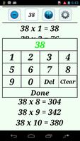 Maths Multiplication Table capture d'écran 1