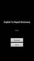 English Nepali Dictionary Affiche