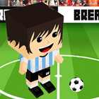 Soccer Blocky Ball Juggling أيقونة