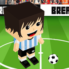 Soccer Blocky Ball Juggling ikon