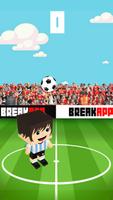 Soccer Blocky Ball Juggling plakat