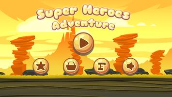 Super Heroes run Adventure-poster