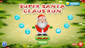 Super Santa claus Run poster