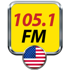 105.1 FM Radio Station USA Radio Station For Free icône