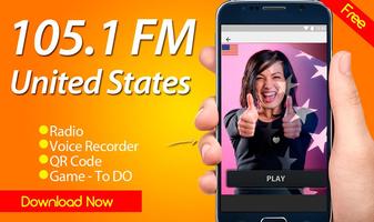 105.1 FM Radio Station USA Radio Station For Free capture d'écran 1