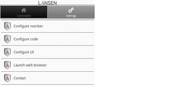 Lansen SMS Remote capture d'écran 1