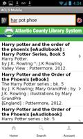 Atlantic County Library System capture d'écran 1