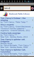 1 Schermata Benbrook Public Library Mobile