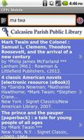 برنامه‌نما Calcasieu Parish Public Librar عکس از صفحه