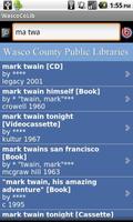 Wasco Co. Library District capture d'écran 1