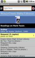 Wasco Co. Library District captura de pantalla 2