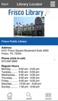 برنامه‌نما Frisco Public Library عکس از صفحه