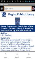 Regina Public Library Mobile スクリーンショット 2