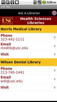 USC Health Sciences Libraries capture d'écran 3