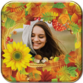 Autumn photo frames