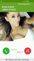 Fake Call Ariana Grande poster