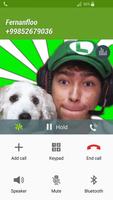 Fake Call Fernanfloo capture d'écran 1