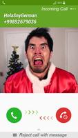 Fake Call HolaSoyGerman Affiche
