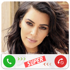 Fake Call Kim Kardashian icon