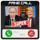 Fake call Putin and Trump icon