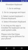 Khwedam Keyboard Affiche