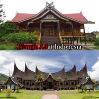 rumah adat indonesia Affiche