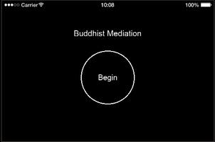 Buddhist Meditation Affiche