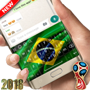 Brazil Flag  Keyboard  Emoji   2018 APK