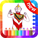 Coloring Game of Ultraman Cosmos New APK