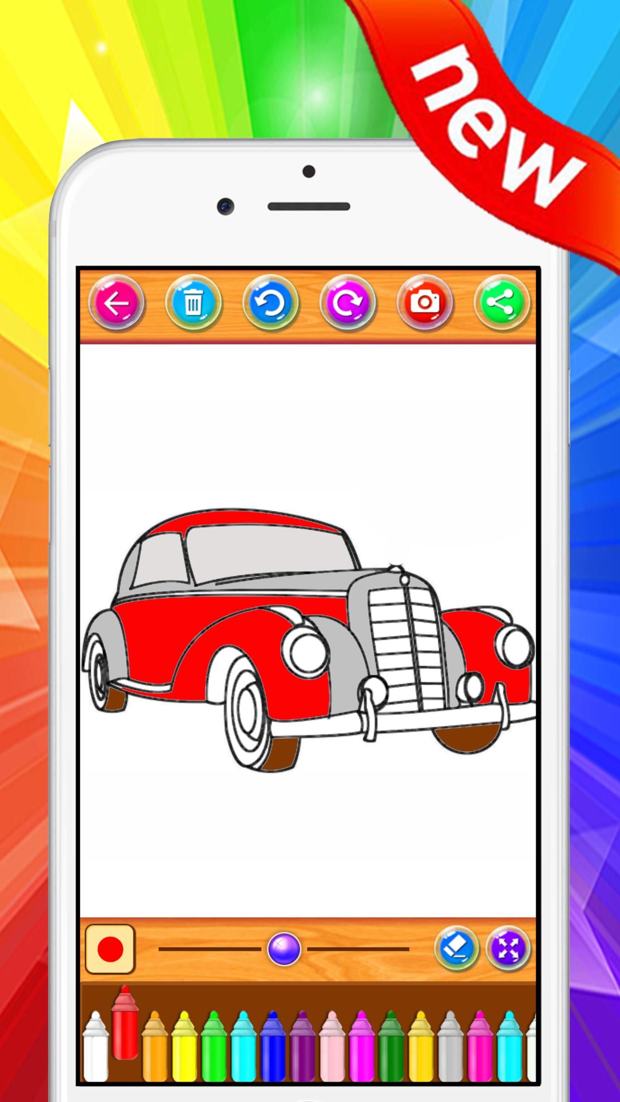 Coloring Book of Car & Drawing Game APK للاندرويد تنزيل