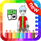 Coloring Book of Ben10 & Drawing Game आइकन