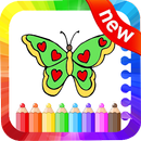 Coloring Book of Butterfly & Drawing Game APK