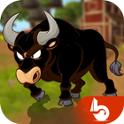 Angry bull attack simulator:Angry Bull 2018 icon
