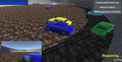 Deformable Cars Collision screenshot 1