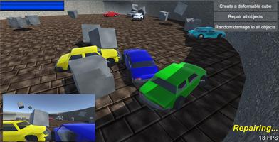 Deformable Cars Collision screenshot 2