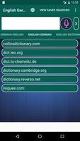 English German Dictionary تصوير الشاشة 1