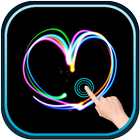 Magic Ripple : Glow Heart أيقونة
